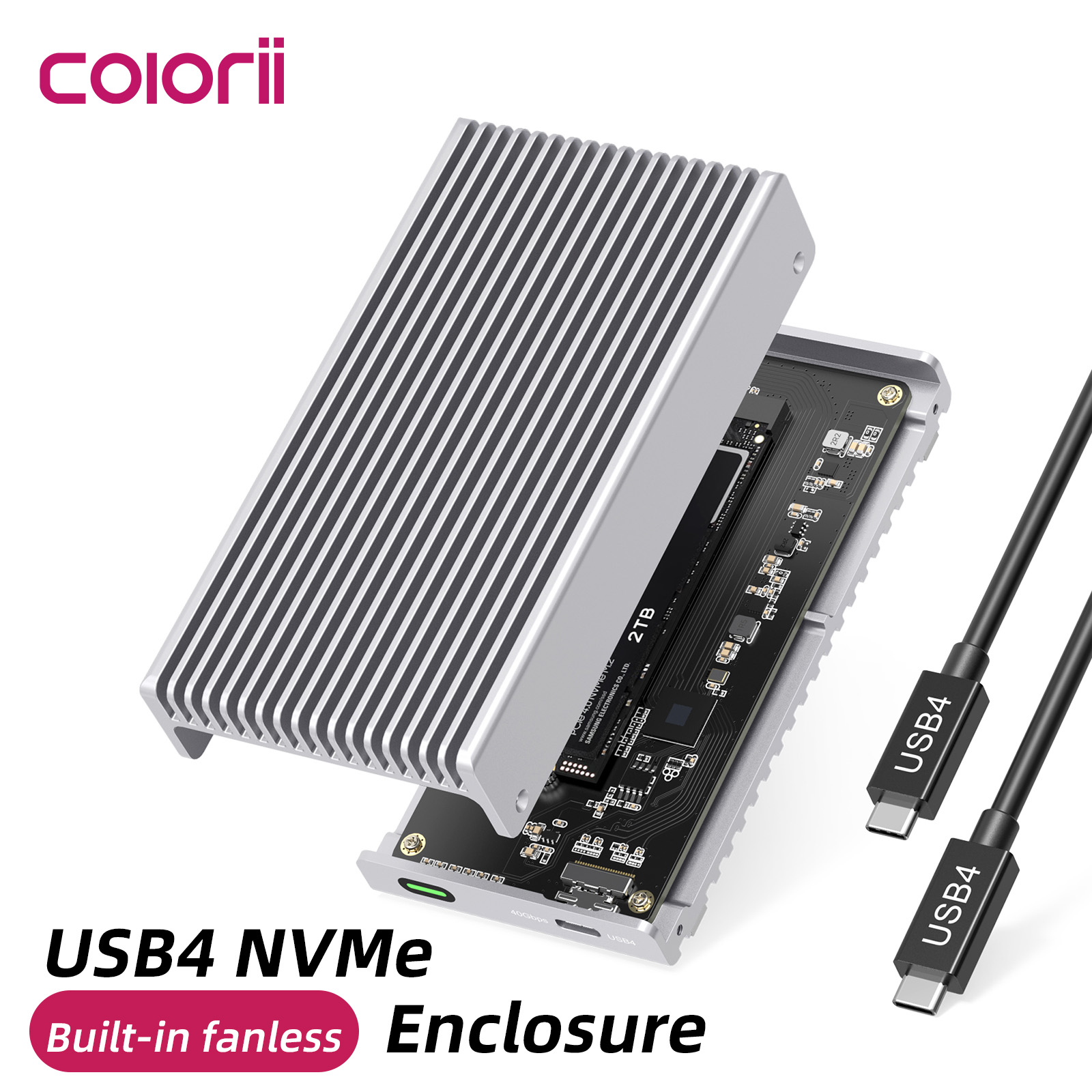 Usb4 40Gbps External Ssd 8Tb - Enclosure SSD Eksternal USB4 Thunderbolt 40Gbps