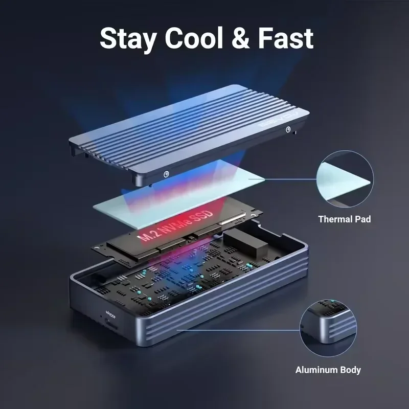 ACASIS USB-C USB4 SSD Enclosur - Usb4 40Gbps External Ssd 8Tb ulasan dan harga